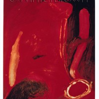 Chelsea abstract #1 - oil on paper artwork by Native American painter Winter Brown