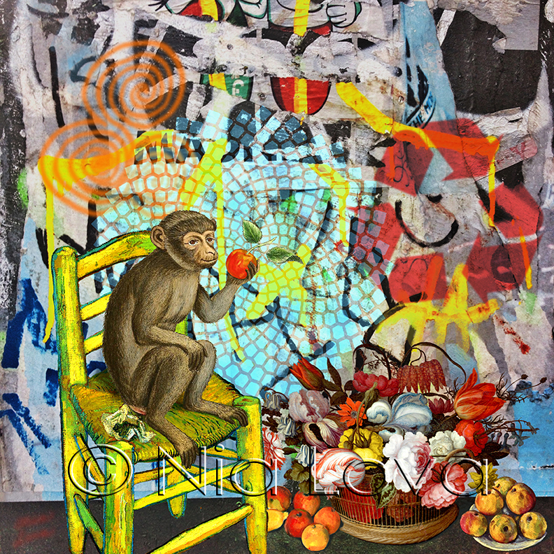 mandala monkey 3976 mandala monkey 3976 - Nia Lova digital collage